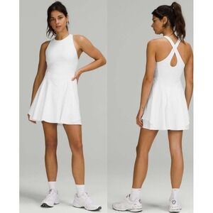 Lululemon Court Crush Dress in White Size 4 W1DOCS